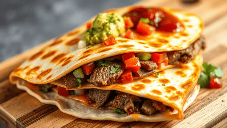 The Ultimate Steak Quesadilla: A Flavorful Fusion of Mexican and American Cuisines