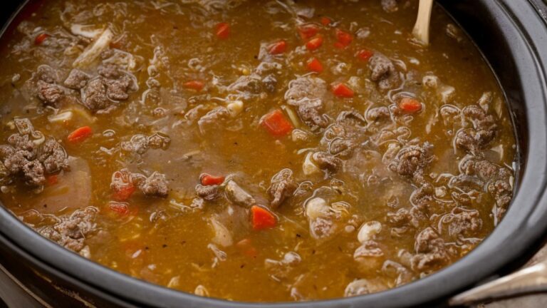 4 Ingredient Ground Beef Crockpot Soup Recipes for Quick and Delicious Meals